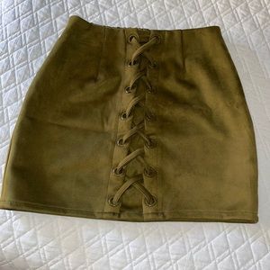 Olive Green Skirt